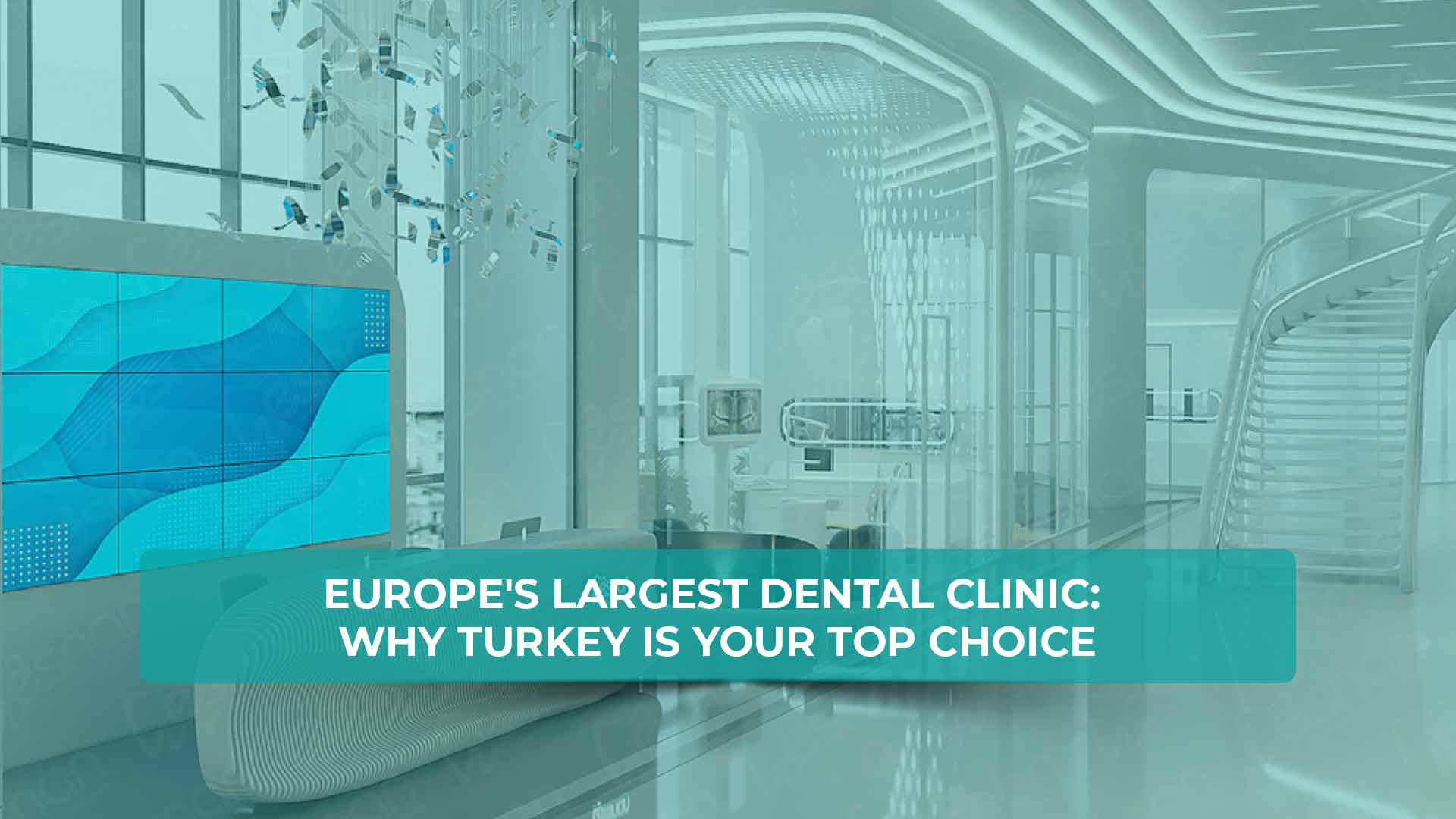 Europe's largest dental clinic building exterior with modern architecture